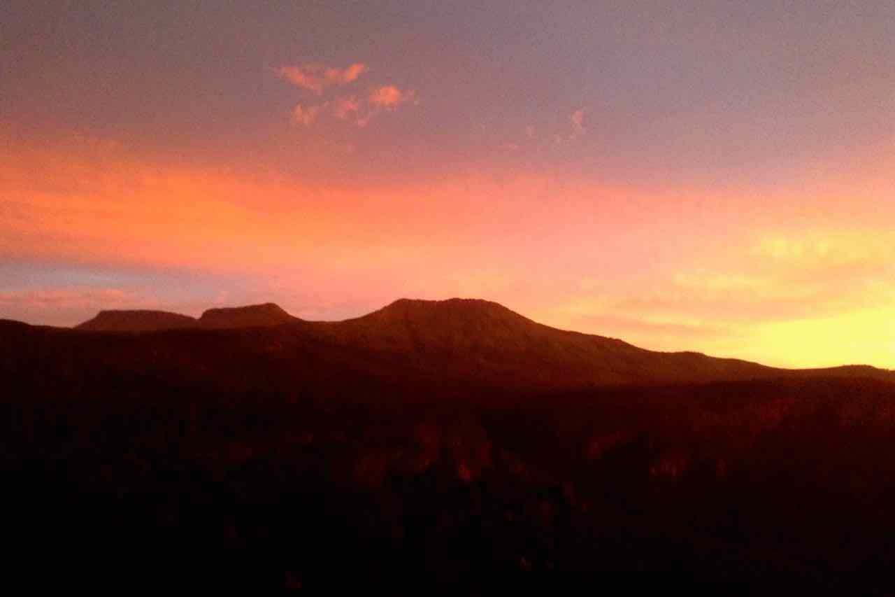 Südafrika, Hogsback am Abend