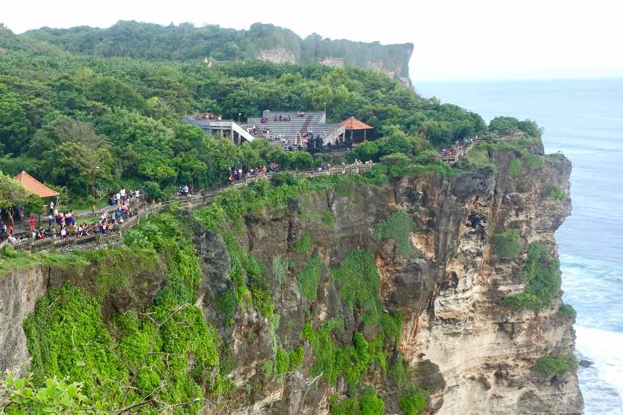 Uluwatu Tempel Bali, Klippenweg Titel Copyright Peter Pohle