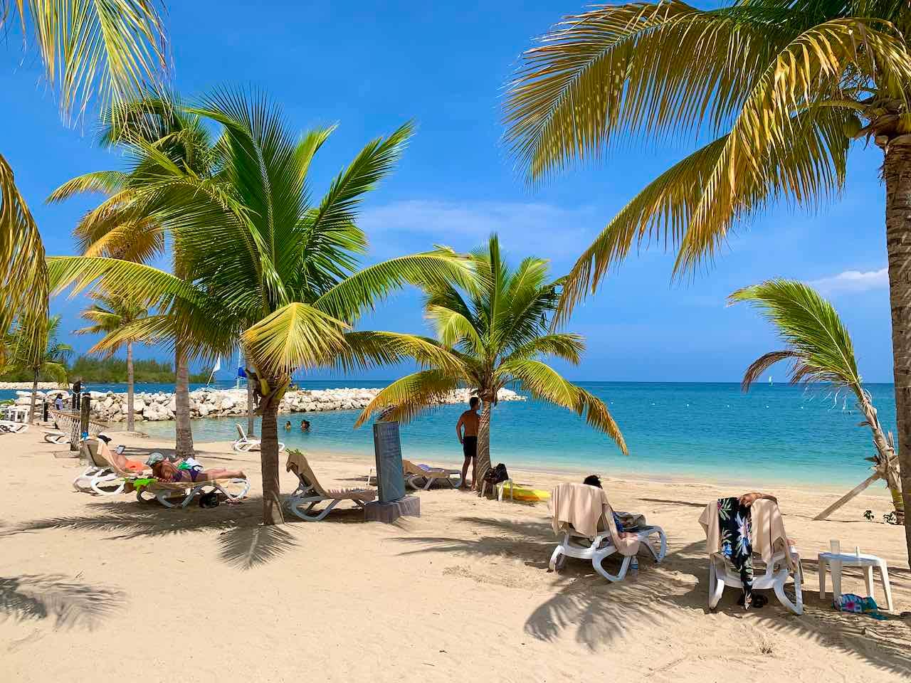 Hotelstrand in Montego Bay