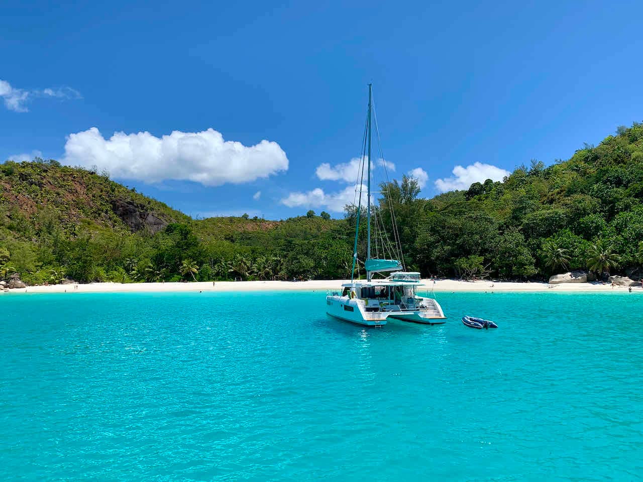Anse Lazio auf Praslin Island, Seychellen