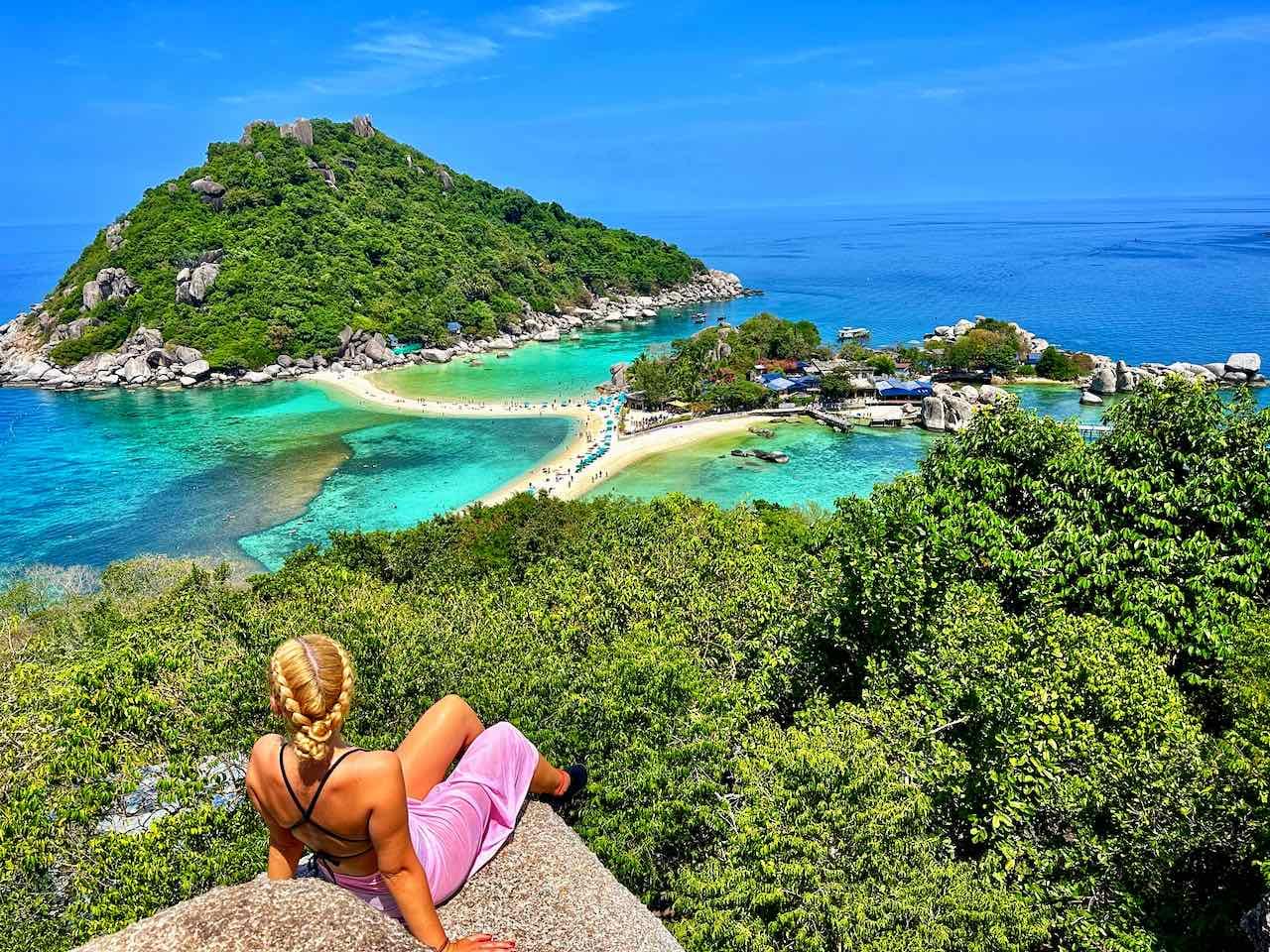 Koh Tao, Blick vom Koh Nang Yuan Viewpoint © PetersTravel Peter Pohle