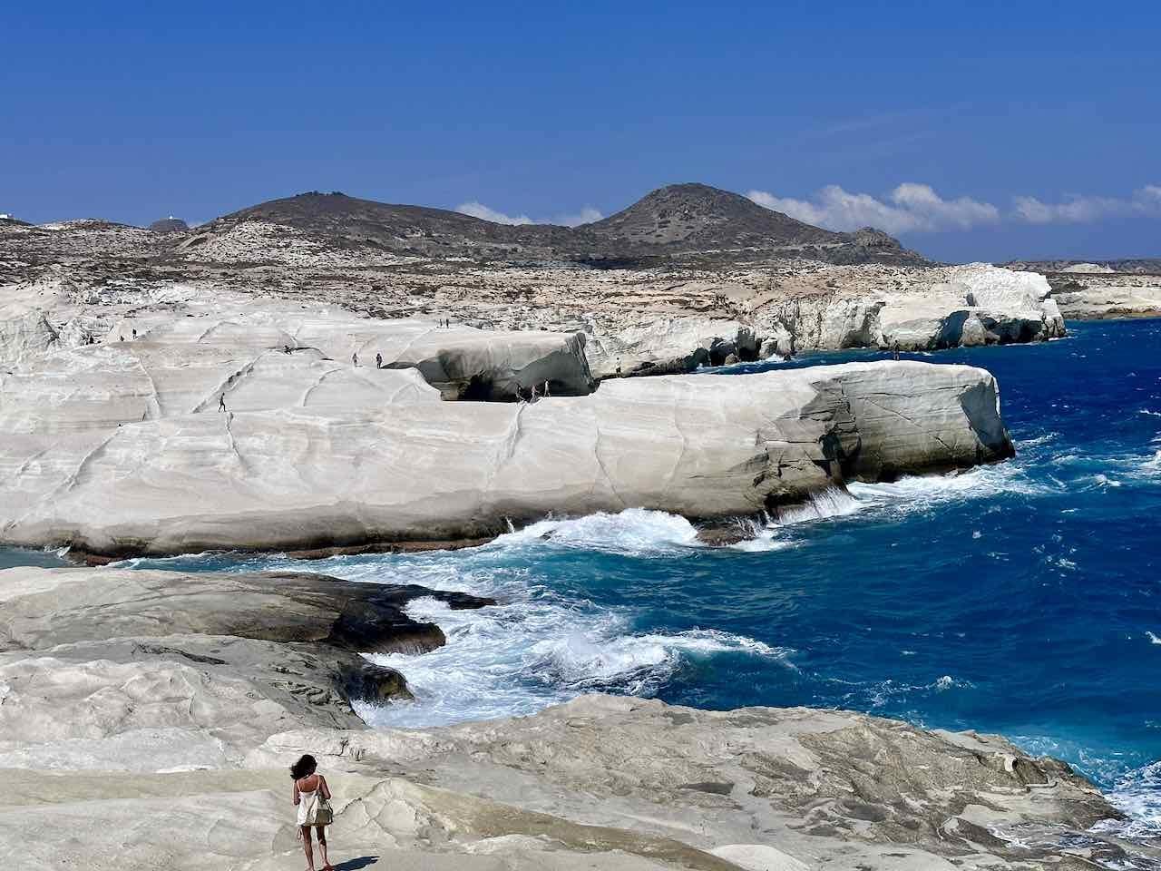 Insel Milos: Vulkanfelsen von Sarakiniko © PetersTravel Peter Pohle