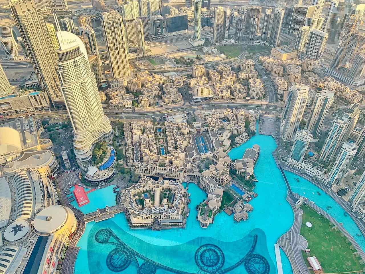 Blick vom Burj Khalifa, Dubai