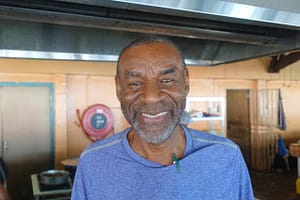 Plasa Bieu: John Tweed vom Un Grasia de Dios in Willemstad, Curacao Copyright Peter Pohle