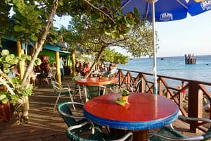 Willemstad Restaurants: Pop's Place in Caracas Baai, Curacao Copyright Peter Pohle