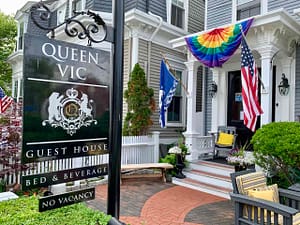 Guest House auf der Commercial St in Provincetown auf Cape Cod, Massachusetts