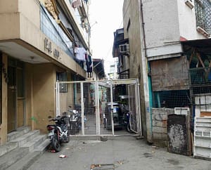 Manila, Gasse auf dem Weg zum Chinese Cemetary