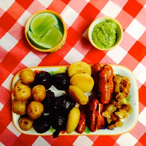 Bandeja Paisa, typisches, kolumbianisches Gericht