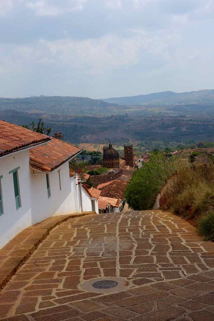 Straße in Barichara