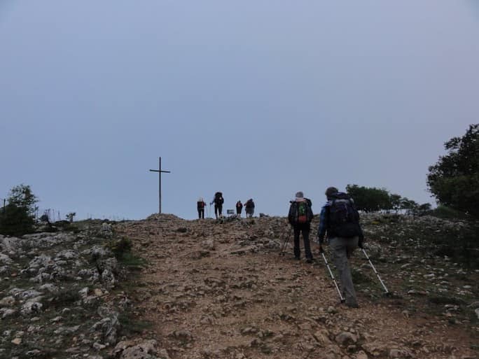 Im Morgengrauen: Bitterkalt auf Anhöhe hinter Atapuerca