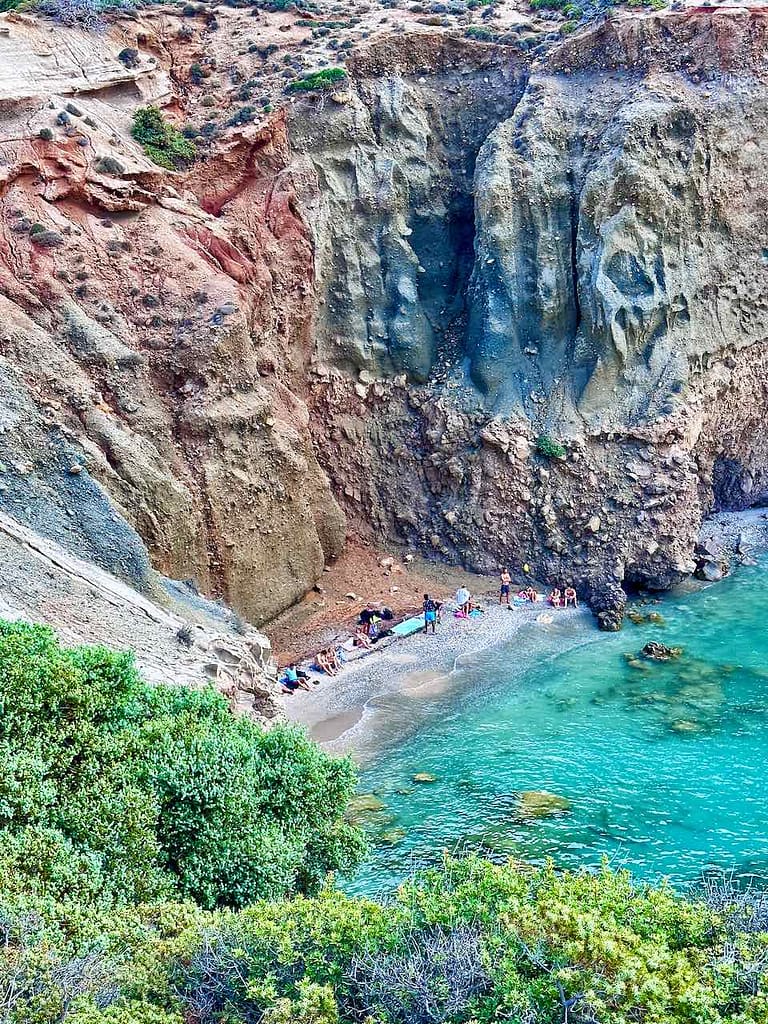 Insel Milos, Mini-Strand Tsigrado © PetersTravel Peter Pohle