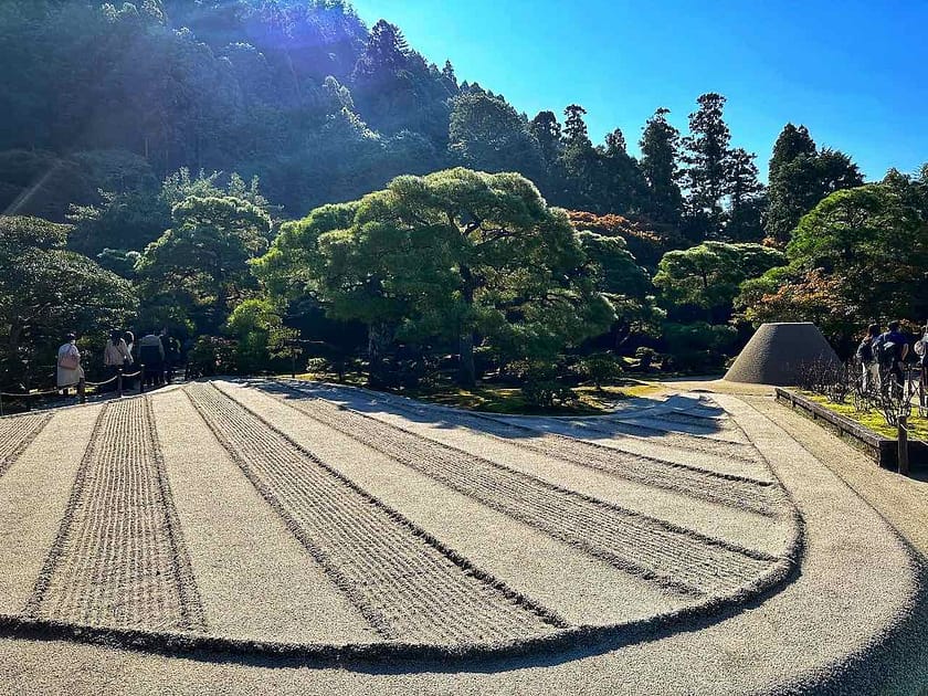 Zen-Garten des Ginkakuji Tempel / Silver Pavillon in Kyoto © PetersTravel Peter Pohle
