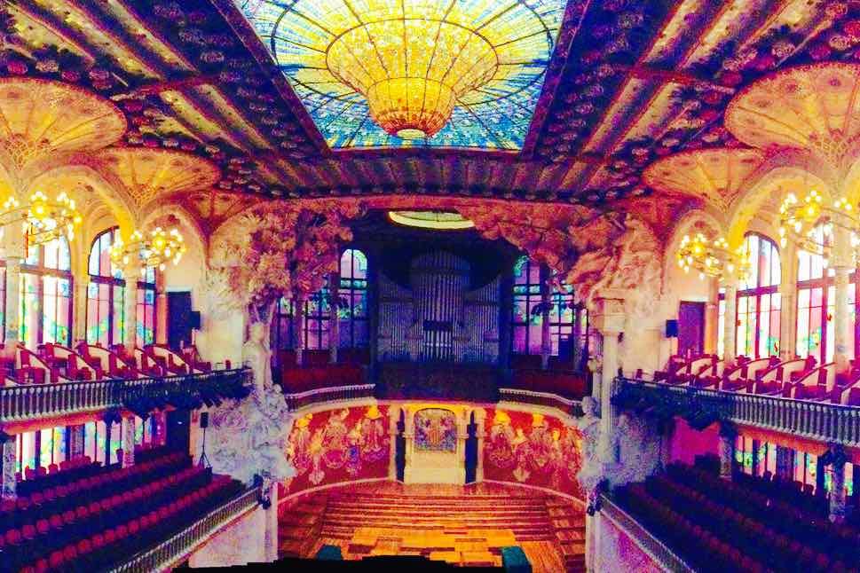 Barcelona Palau de la Musica Titel