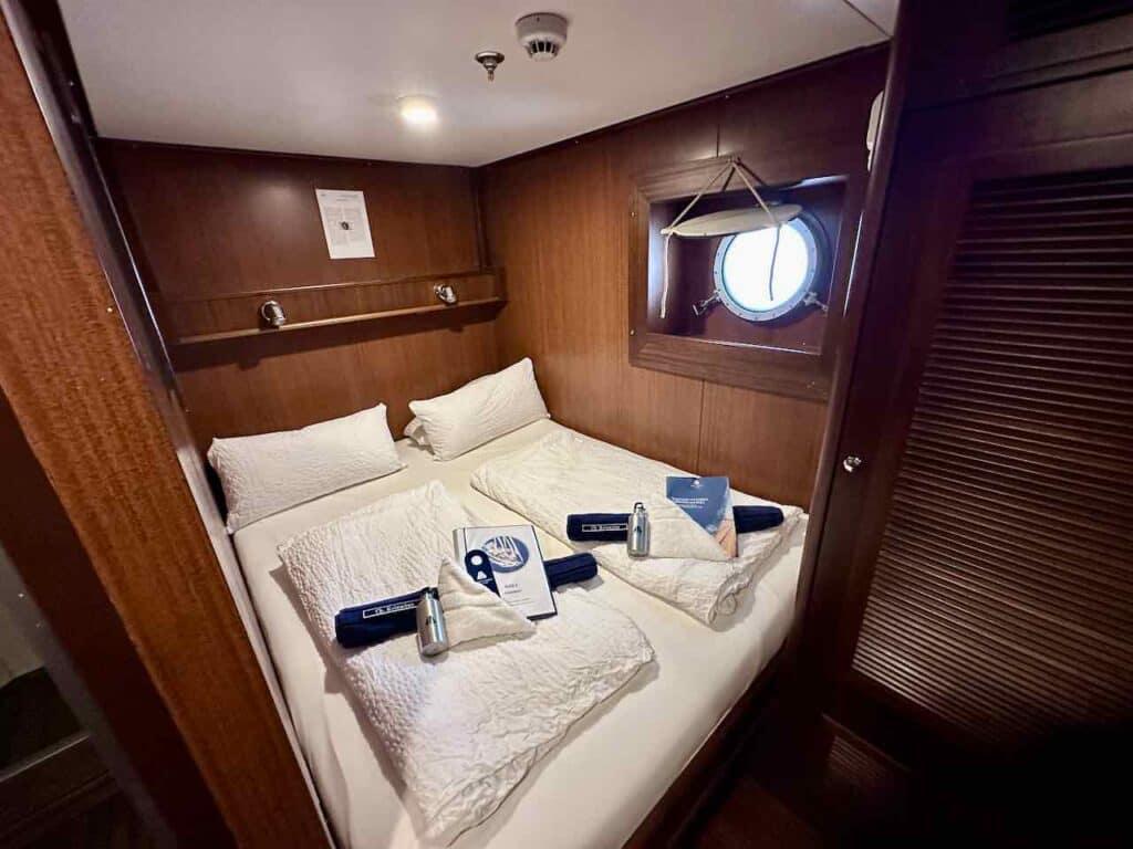 Kabine der Segelyacht Rhea © PetersTravel Peter Pohle