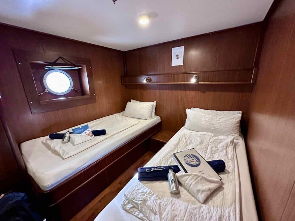 Kabine der Segelyacht Rhea © PetersTravel Peter Pohle