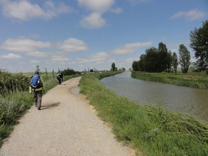 Entlang am Canal de Castilla, Foto Gert Kleinsteuber Jakobsweg, Entlang am Canal de Castilla, Foto Gert Kleinsteuber